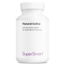 SuperSmart - Přírodní jód 1000mg denně (patentovaná a vysoká síla) - Čisté mořské Kelp Jod dodatek - 650ppm jódu 124; non-GMO & gluten zdarma - 60 Vegetariánské kapsle