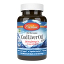 Carlson - Cod Jaterní olej Minis, 280 mg Omega-3s + vitaminy A & D3, Podpora srdce a kognitivní funkce, Vision Health, 250 Mini měkké gely