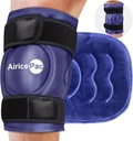 XXL Ice Pack Wrap Around Knee After Chirurgie, Reuse Gel Large Ice Pack for Injuries, Pain Relief, Otok, Sportovní zranění, 1 Pack Blue