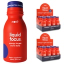 Další Labs Liquid Focus, Nootropní chytrý nápoj s výkonnými antioxidanty a adaptogenní Byliny pro energii a koncentraci, 150 mg kofeinu (balení po 24)