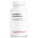 Supersmart - Draslík Bikarbonát 5400mg denně (vysoká dávka) - Electrolyte Mineral - Acid- Base Base pH - srdce, svalovina & Nerve Zdraví 124; Non- GMO & gluten zdarma - 120 Vegetariánské kapsle