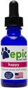 Happy - All Natural Liquid Spray Supplement - Úzkost od eáz, pomáhá s Vet Návštěvy, Cestování, Pěstování, Ztráta přítele (Dropper 1 oz)