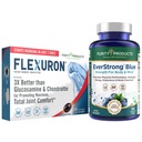 Produkty čistoty Bundle - Flexuron Joint Formule + EverStrong Blue Tablety - Síla + Flexibility Power Pack Flexuron (Krill Oil, Hyaluronic Acid + Astaxanthin) - EverStrong Blue (Muscle Matrix)
