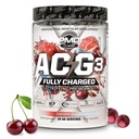 PMD Sports ACG3 Plně nabitý - Elektrizující předcvičení prášek - High Energy & Pump Předcvičení pro muže a ženy k maximalizaci zaměření, Vytrvalost a výkon - Cherry Slush (30-60 Slush)