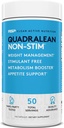 RSP Nutrition QuadraLean - Stimulant Free Weight Management, Metabolismus Booster, Energy & Appetite Support - CLA, L- karnitin, Green Tea Extract, Non- Stimulant Formule, 50 Serv (Balení květen Vary)
