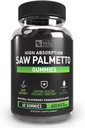 Saw Palmetto Gummies Komplex pro muže a ženy 124; Příplatek k růstu vlasů 124; Podpora funkce močení, Podpora funkce prostaty 124; DHT Blocker 124; 60 Gummies