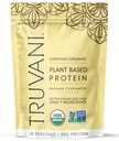 Truvani Vegan Pea Protein Powder 124; Banana Skořice 124; 20g Organic Plant Based Protein 124; 10 Servings Of 124; Keto OF 124; Gluten & Dairy Free Of 124; Nízký karb OF 124; Žádný přidaný cukr