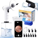 Odstranění ušního vosku, Čisticí sada uší, Čistič sluchu poháněný vodou s 3 tlakovými režimy 12 Náhradní tipy, Systém splachování uší, Bezpečný a efektivní nástroj na odstranění ušního vosku (černý)