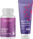 Acid Boris Vaginální Suppositors Odor Control - Butt & Threate Acne Cream Clearing for Pimples - Bundle
