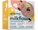 UpSpring Milkflow Imunity Support Kojení Dodatek Pij Mix Fenugreek- Free, Moringa Elderberry Lemonade Flavor, Kojení Dodatek k podpoře zásobování prsu Mlékem, 16 Mixes