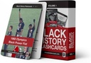 Urban Intelektuals Black History Flashcards - Svazek 1 Slavná černá kulturní dovolená Trivia hraní karty Vzdělávací činnost pro dospělé učebna