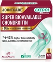 Exedol Bioavaible Glucosamine Chondroitin, Vegan Joint Supplement for Enhanced Joint Function, Cartilage Health, Connective Tkáně a zdraví kostí - 120 Kapsle
