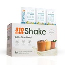 310 Nutrition - All- In- One Strava Náhrada Shake - Nová formule s Fiber Rich Vegan Superfood Blend - Přírodní sladkosti - Nízký karb Shake, Keto & Paleo Friendly - Gluten Free - 26 esenciální vitaminy & Minerály - Variety Shake Box - Vanilla Crème