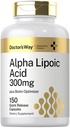 Lékařova cesta Alpha Lipoic Acid 300mg IR 124; 150 Kapsle 124; s Biotin Optimizer IR 124; ALA dodatek IR 124; Non- GMO, gluten zdarma