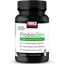 Force faktor ProbioSlim Probiotika pro ženy a muže, Probiotika pro trávicí zdraví snížit nadýmání, plyn, & Occasional Průjem, s Prebiotika, LactoSpore, & Zelený čaj pro energii, 30 Kapsle