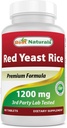 Nejlepší Naturals Red Yeast Rice 1200 Mg 60 Tablet (Citrinin zdarma)