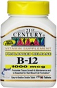 21. Století B-12 1000Mcg Tablety s prodlouženým uvolňováním 110 Počet (2 balení)