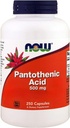 Foods, Pantotenová kyselina, 500 mg, 250 tobolek