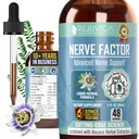 Rejuvica Zdravotní NerveFactor - Pokročilý Nerve Supplement - Liquid Delivery for Better Absorption - Acetyl- L- Carnitin, Alpha Lipoic Acid, Vitamin B12, Kyselina listová, White Willow Bark & Více!