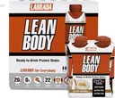 LABRADA NUTRITION - Lean Body RTD Syrovátkový protein Shake, Pohodlný on- the- The- Meal náhrada Shake pro muže a ženy, 20 gramů proteinu - nulový cukr, laktóza a gluten zdarma, slaný karamel (balení po 16)