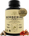 600 Mg Berberine dodatek - Berberine HCL & Ceylon Skořice Kapsle pro ženy a muže - Podporuje zdravé řízení hmotnosti a trávení