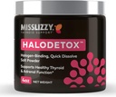 Miss Lizzy HaloDetox - Čisté, nerafinované růžové soli prášek s 80 Minerály na Halogen Detox Brom, Chlor, & Fluorid, doplnit elektrolyty, & Podpora zdravé štítné žlázy & Adrenal funkce - 4oz