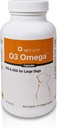 VetOne O3 Omega Soft Gel pro velké psy - Podpora esenciální mastné kyseliny - Supplement kůže a kabátu - 250 Kapsle