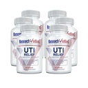 Výzkum ověřený UTI Relief - Močový Trakt Supplement - 100% přírodní, Vegan s Lingonberry, Cranberry & D-Mannose - 6 Láhev (6 měsíců dodávky)
