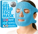 Perfect Remedy Face Ice Pack, Opětovné použití teplé a studené ledové tváře maska, Gel Compress pro pomoc s Puffy Eyes a napomáhání v podmínkách oplachování, Facial Spa Chladicí maska pro ženy a muže (modrá)