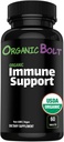 USDA Organic Imunitary Supplement, High potency 7- in-1 Imunity Booster Tablety s vitamínem C, Elderberry, Ginger, Moringa Leaf Powder, Česnek & Více - Vegan & Non- GMO, 20 Služeb