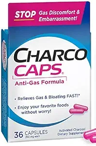 Aktivované Charcoal 260 mg Kapsle 36 CP - Nákup balení a SAVE (Balení po 2)