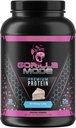 Gorila Mind Premium Syrovátkový protein - narozeninový dort, 25 gramů syrovátkového proteinu izolátu a koncentrátu, dobývání a budování svalů (30 Služeb)