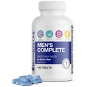Bronson One Daily Men 's Complete Multivitamin Multimineral Once- Daily Multi pro aktivní muže, 180 Tablet