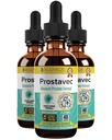 Prostavec Advanced Prostate Support Supplement - Liquid Formule for Faster Absorption with Pygeum, Saw Palmetto, Stinging Nettle + Turmeric & Damiana - Vegan, Non- GMO - 6 fl oz