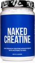 NAKED čistý mikronizovaný kreatin monohydrát prášek - bez příchutí, 500g, 1.1lb Bulk - Vegan, Non- GMO, gluten- Free, Soy- Free, No Fillers, Podporuje růst svalů & síla - 100 Služeb