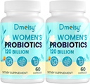 120 Bilion CFU Probiotic - Menopauza Podpora Probiotika pro ženy, Přírodní Menopauza Probiotický dodatek pro Hot Flash Night pocení Mood Swings Hormon Balance Gut & Imunitary Health - 120 Caps