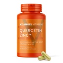 Mt. Angel Vitamíny - Zinek Quercetin s Bromelain dodatek - Imunitní podpora a Respirační zdraví - Quercetin 500mg Kapsle 124; Zinek 50mg Capsle 124; Vitamin C Kapsle 124; Imunitní Booster pro dospělé - 300ct.