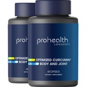 ProHealth Body & Joint - Optimalizovaný kurkumin Longvida (60 Veggie Kapsle) (2- Pack)