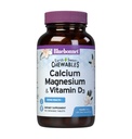 Bluebonnet Nutrition vápník hořčík plus vitamin D3 Earthsweet, Bone Health & Muscle Relaxation, Soy- Free, gluten- Free, Kosher Certified, Dairy- Free, 90 Vanilla ochucené žvýkací tablety