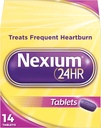 Nexium 24HR Zpožděné uvolnění Heartburn Relief tablety, Esomeprazol Acid Reducer, 20 mg, 14 Počet