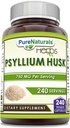 Čisté Naturals Psyllium Husk Dodatek 124; 750 Mg Per Serving Dublin 124; 240 Veggie Kapsle 124; Non- GMO Dublin 124; Gluten- Free Dublin 124; Made in USA