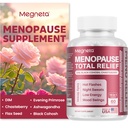 Menopauza Doplňky pro ženy, Podpora Hot Flashes & Night Sweats, s Black Cohosh, DIM & Evening Primrose, Hormonální bilance & Mood Podpora - 60 Kapsle