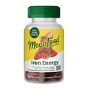 Megafood Iron Energy Gummies, Železný dodatek pro ženy, Muži, Teens & Kids s vitaminem B12 & B6, Vitamíny, od Makers of Blood Builder Dodatek, Jahodová příchuť, 60 Počet