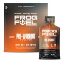 Frog Fuel Ultra Energy Gel & Pre Workout Shot with 1500mg Beta Alanin, Electrolytes 8g Protein Nano- Hydrolyzované travnaté Fed kolagen, 10g Carbs, gluten Free, Fat Free, Berry, 1.2 oz Packets, 24 Pack