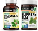 BIO KRAUTER Goldenseal 100 Kapsle & Slippery Elm 60 Gumy