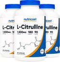 Nutricost L- Citrulin 750mg, 180 tobolek (3 lahvičky)