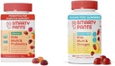 SmartyPants Kids Multivitamine Gummies Bundle: Organic Probiotics, Omega 3, Vitamíny D3, C, B12, B6, A, K & Zinek Imunitation Support, Cukr zdarma Jahodová banán, 164 Počet