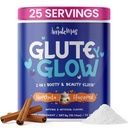 Glute Y Glow by Amatemas - Dámské Creatine + Biotin dodatek pro růst svalů, Glute Support, Vlasová kůže a hřebíky - Horchata Flavor - Energy Support - Lean Muscle - Daily Performance Blend