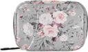 Watercolor Flower Pill Box 7 Day Pill Pouzdro Pouzdro Pořadatel Bag se zipem Přenosný Týdenní vitamin Medicine Dodatek Držák Pouch Bag