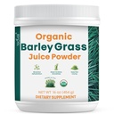 Teaveli Organic Barley Grass Juice Powder- Pěstované a sklizené v úrodné půdě Utah - 16 Ounces (454 gramů)